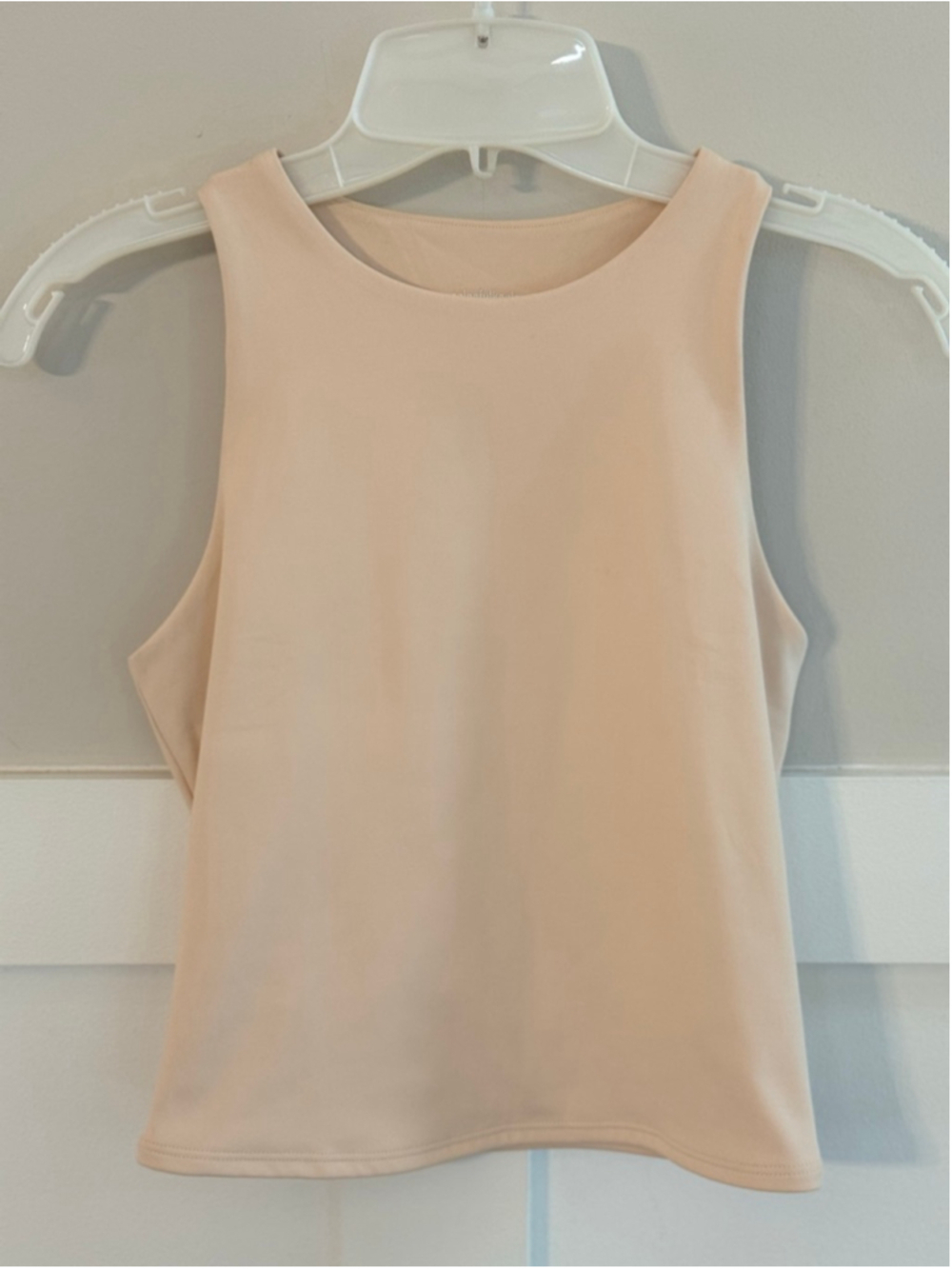Colorfulkoala Nude Beige Athletic Tank Top Women’s XS Pilates Yoga Athleisure
